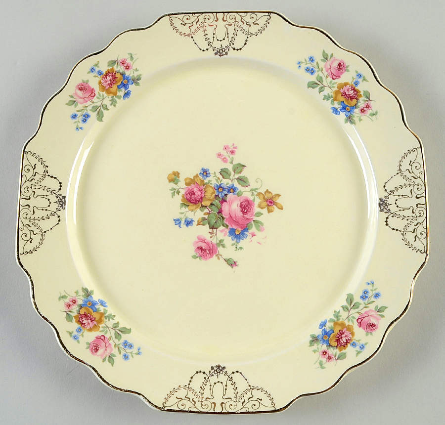 GEO368 Canarytone Dinner Plate by WS George-1