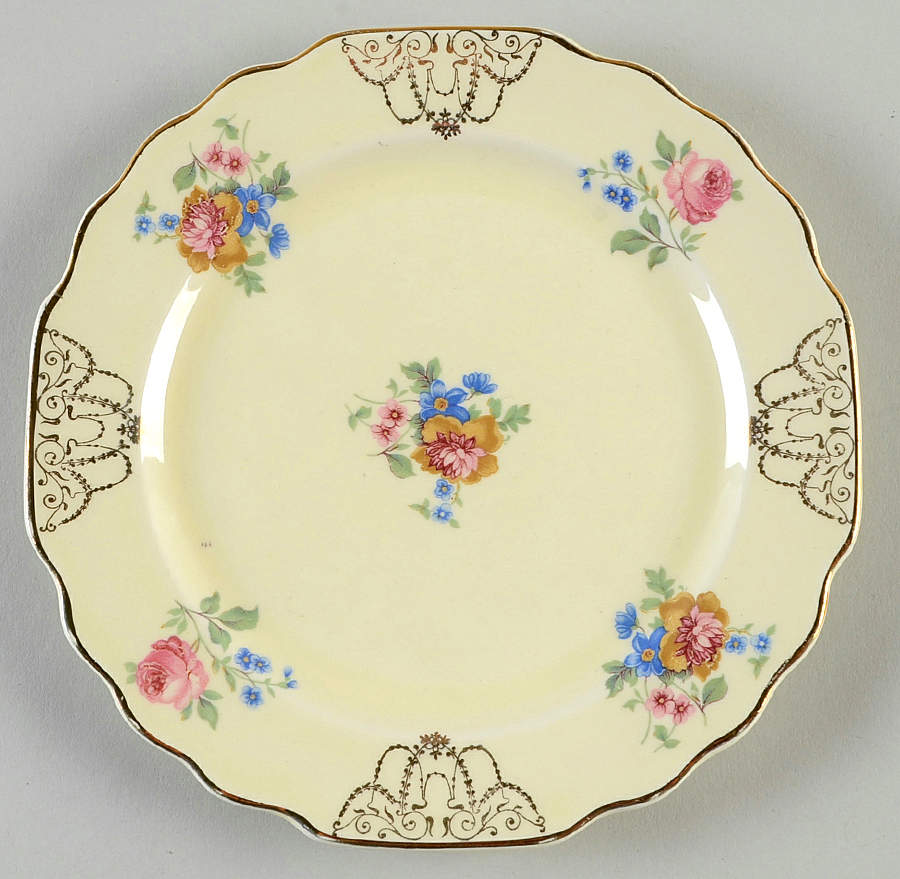 GEO368 Canarytone Bread & Butter Plate by WS George-1