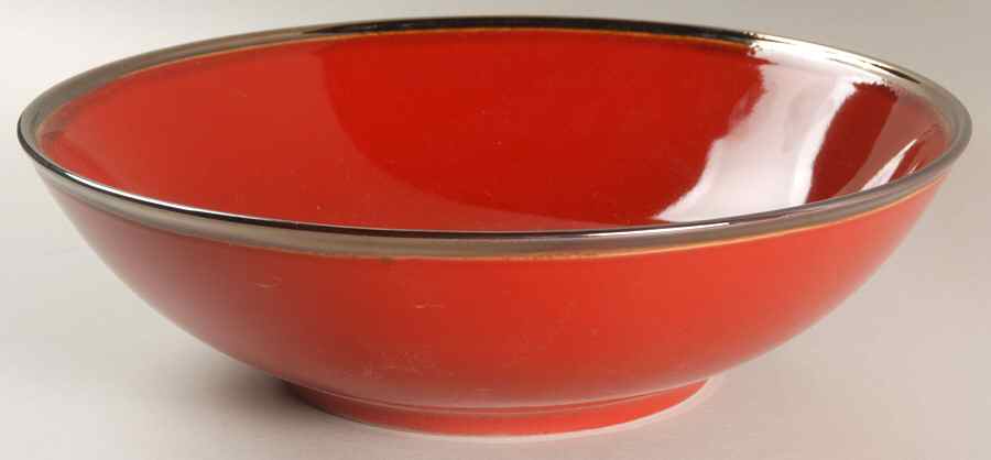 Caterina Red 12" Round Vegetable Bowl by Gourmet Expressions-1