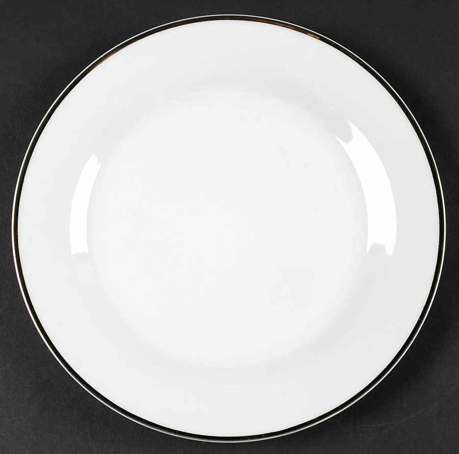 Gold Band Salad Plate by Gibson Designs-1