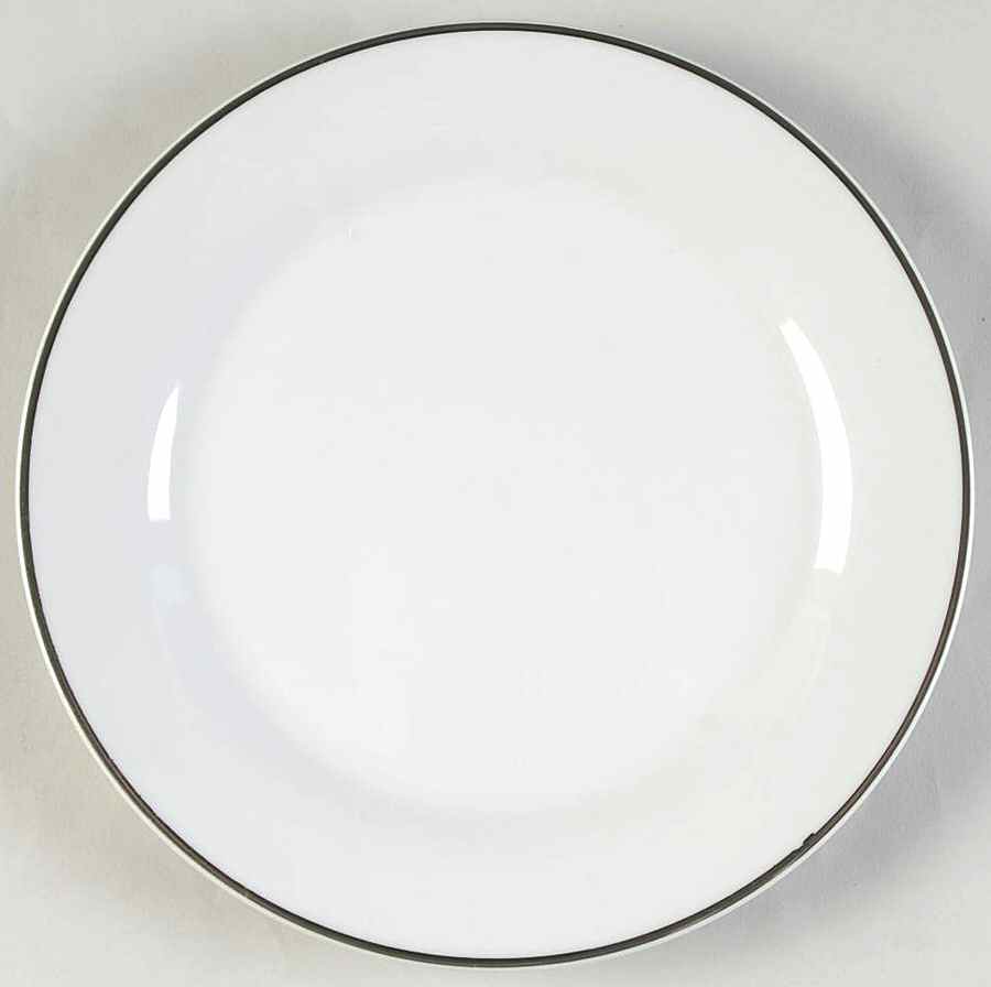Silver Band Salad Plate by Gibson Designs-1