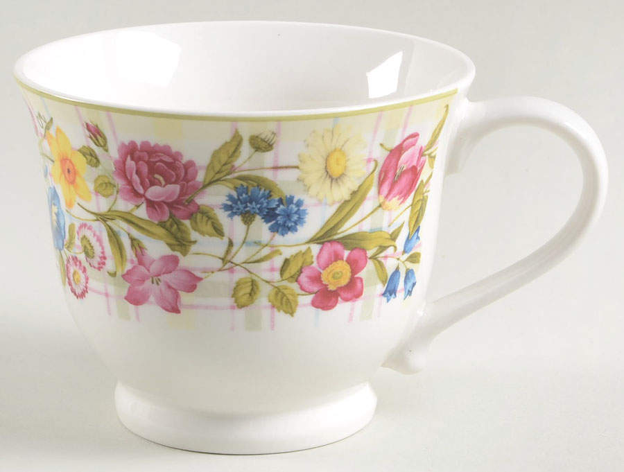 Clair's Spring Bouquet Footed Cup by Gibson Designs-1