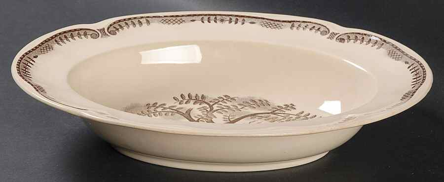 Tibet 10" Oval Vegetable Bowl by Gefle-1