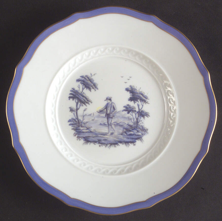 Pastorale Salad Plate by Ginori 1735-1