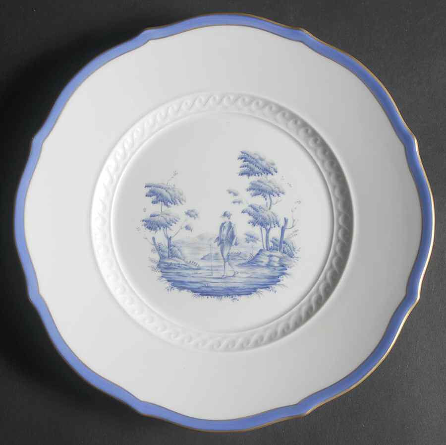 Pastorale Dinner Plate by Ginori 1735-1
