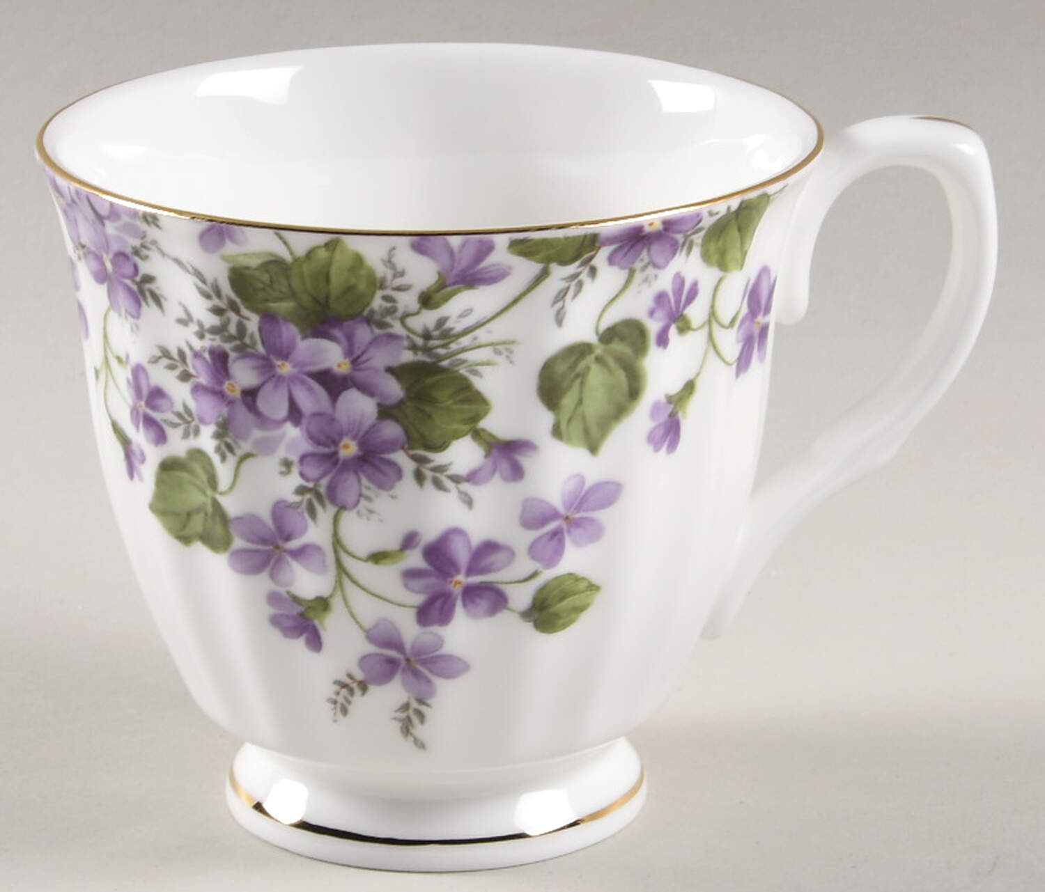 Violet Footed Cup by Gracie Bone China-1