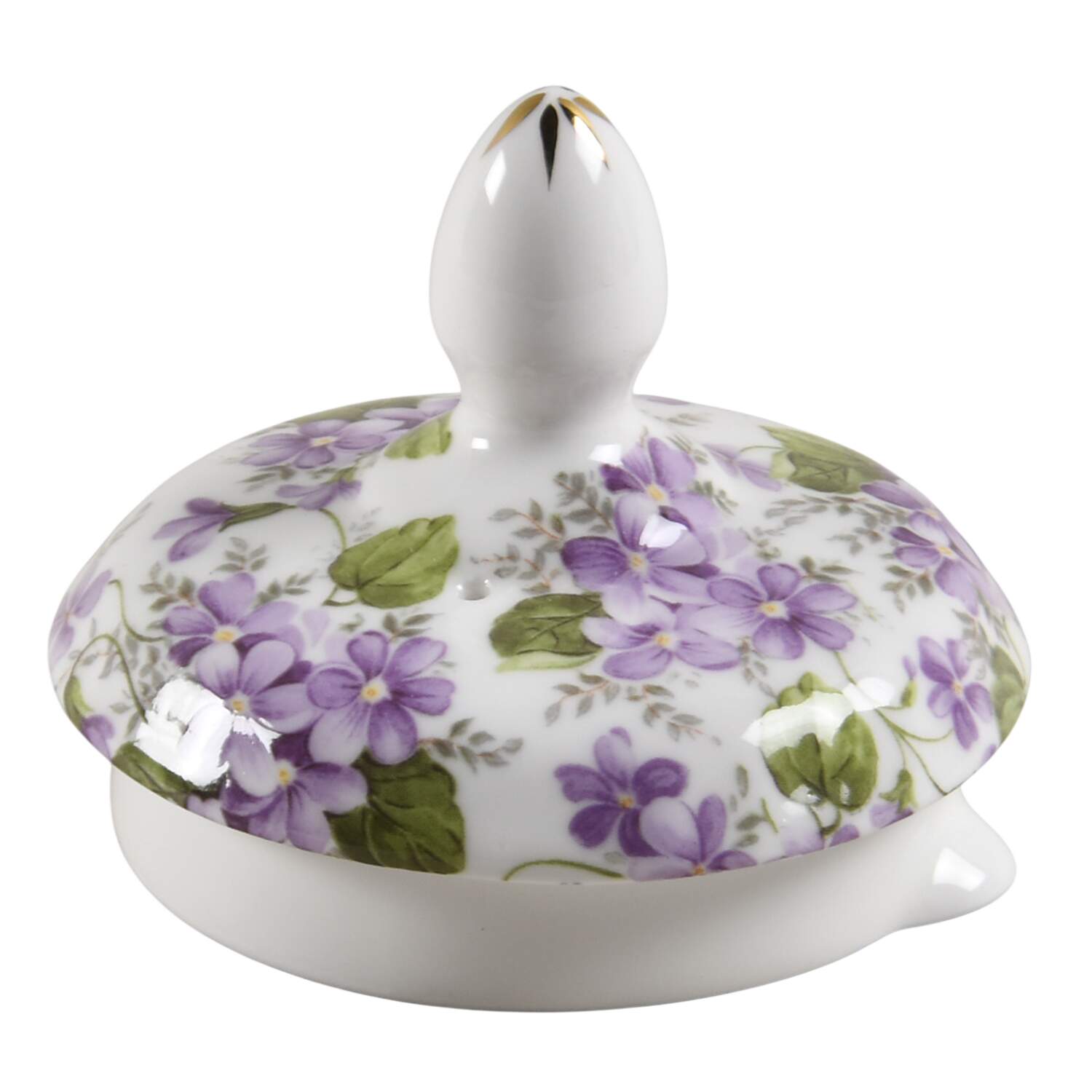 Violet Lid for Teapot by Gracie Bone China-1