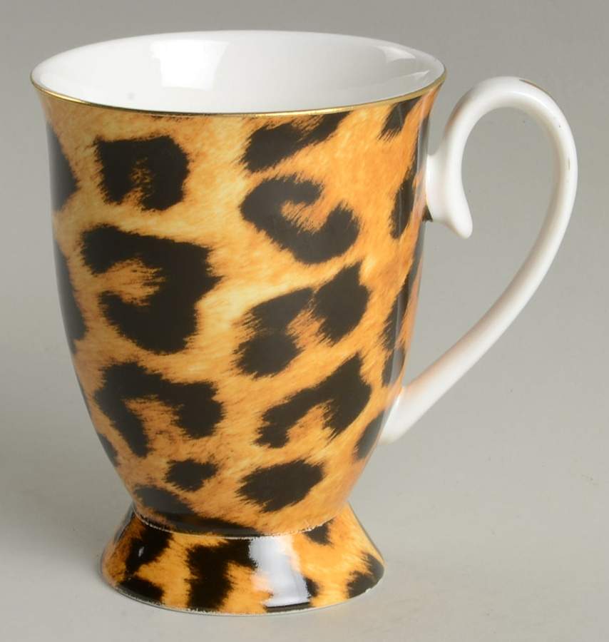 Leopard Mug by Gracie Bone China-1