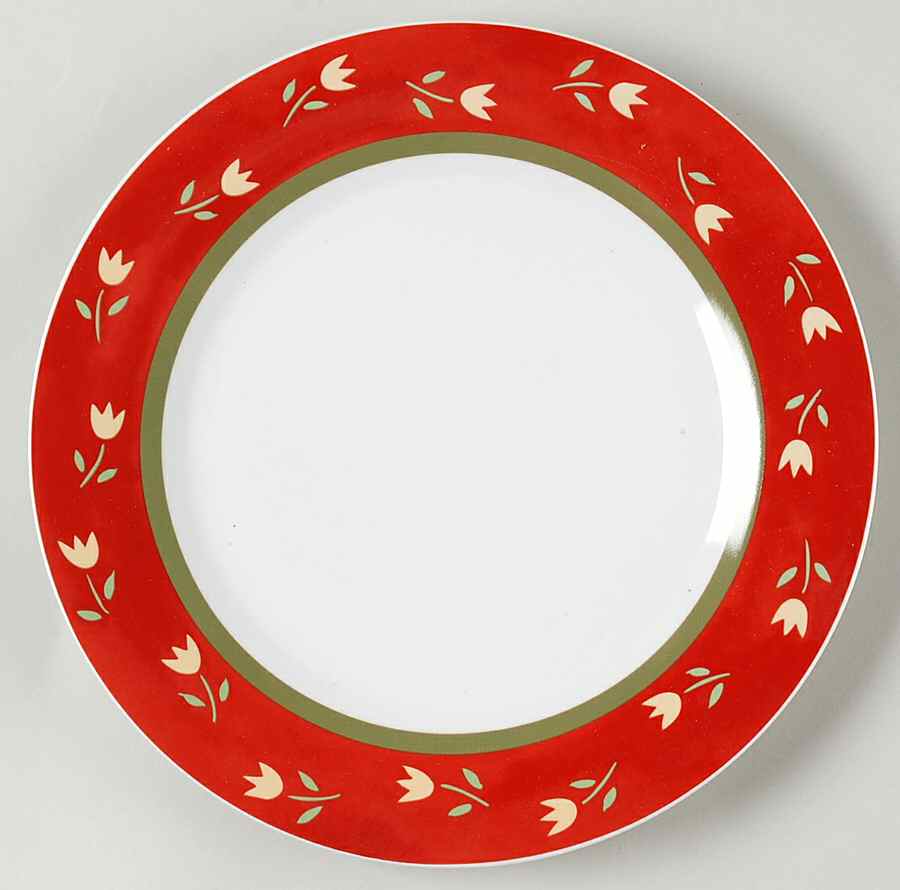 Country Rooster Dinner Plate by Gibson Designs-1
