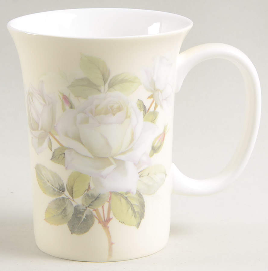 Iceberg White Rose Mug by Gracie Bone China-1