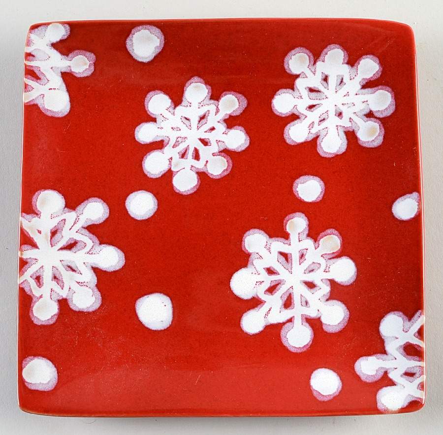 Holiday Delights Square Salad Plate by Gourmet Expressions-1