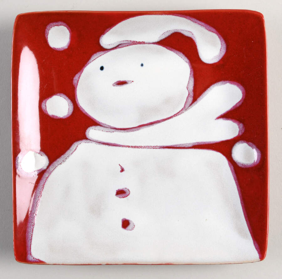 Holiday Delights Square Salad Plate by Gourmet Expressions-1