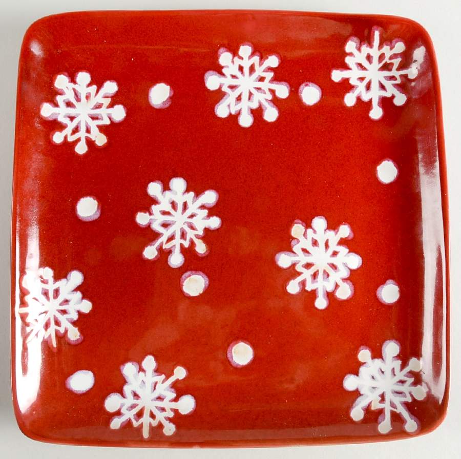 Holiday Delights Square Dinner Plate by Gourmet Expressions-1
