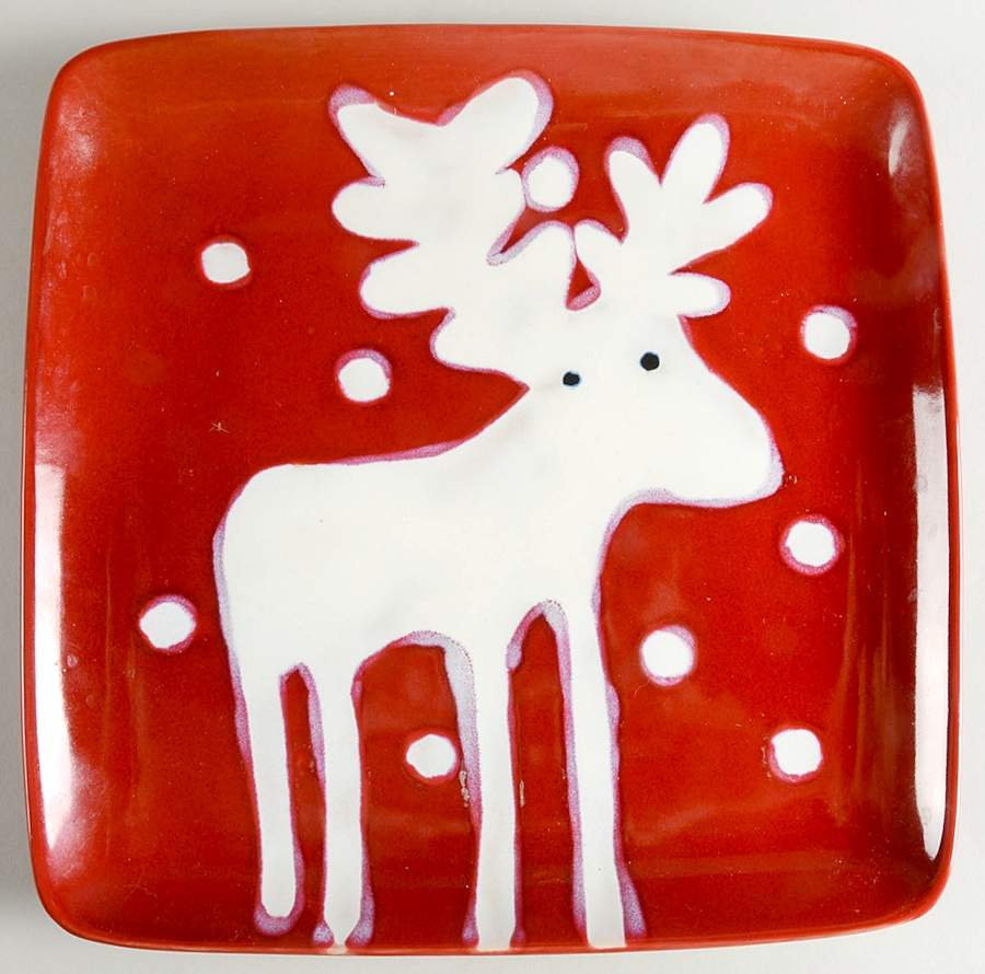Holiday Delights Square Dinner Plate by Gourmet Expressions-1