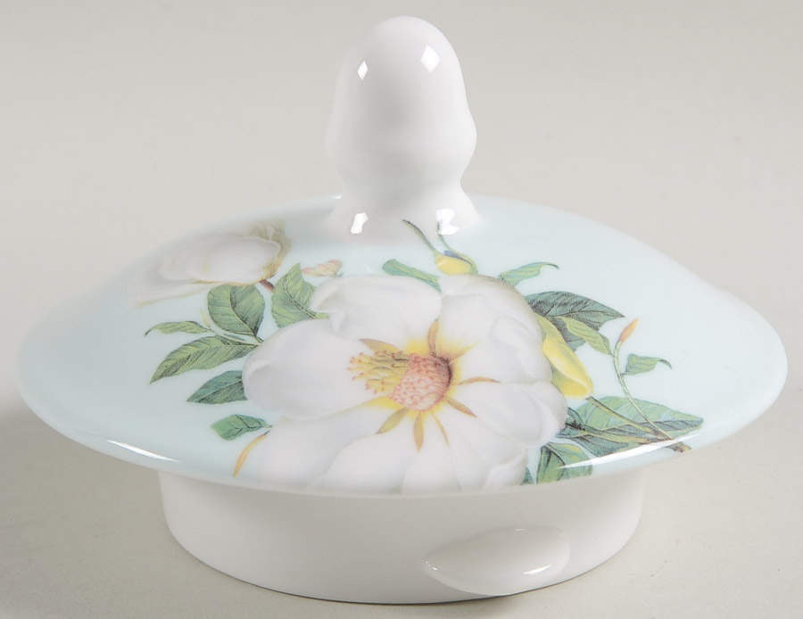 Magnolia Lid for Tea/Coffee Pot by Gracie Bone China-1