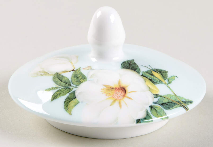 Magnolia Lid for Sugar Bowl by Gracie Bone China-1