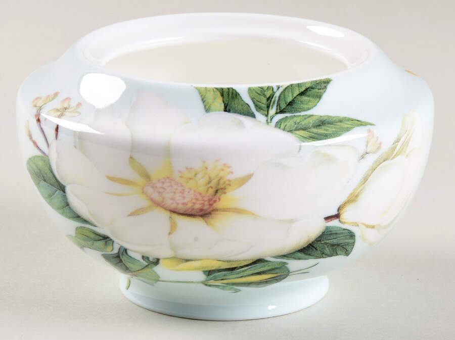 Magnolia Sugar Bowl No Lid by Gracie Bone China-1