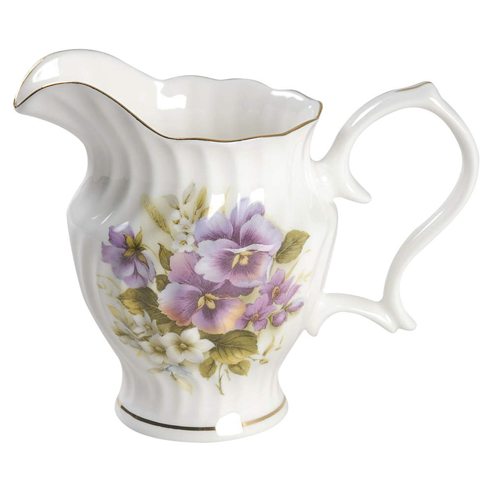 Pansy Creamer by Gracie Bone China-1
