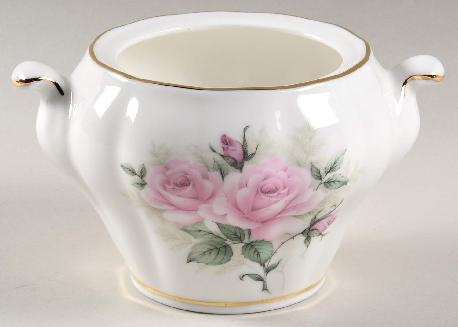 Rose Bouquet Sugar Bowl No Lid by Gracie Bone China-1