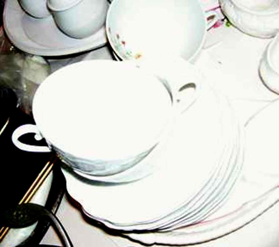 GIR30 Flat Cup & Saucer Set by Giraud China-1