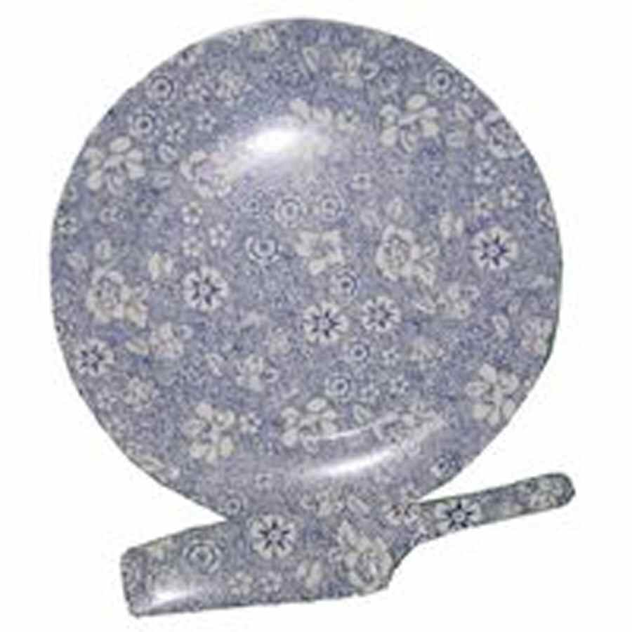 Blue Dynasty Cake Plate and Server (Boxed Set) by Godinger-1