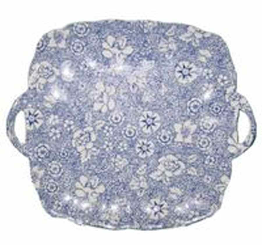 Blue Dynasty Square Handled Cake Plate by Godinger-1