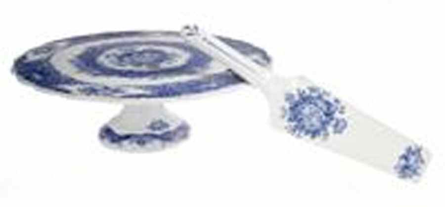 Cameo Rose Footed Cake Plate by Godinger-1