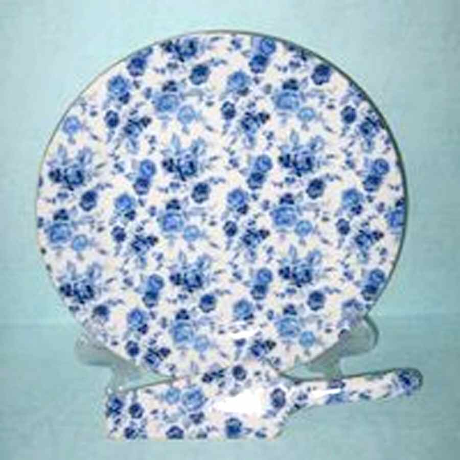 Chintz Alicia Cake Plate and Server (Boxed Set) by Godinger-1