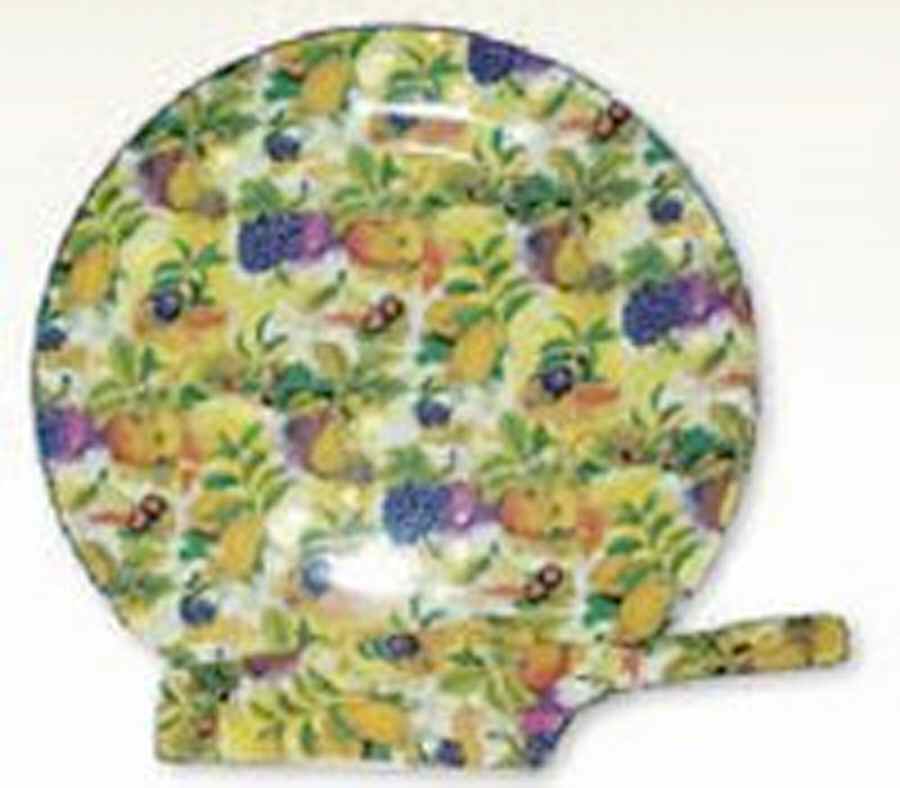 Chintz Fruit Cake Plate and Server (Boxed Set) by Godinger-1