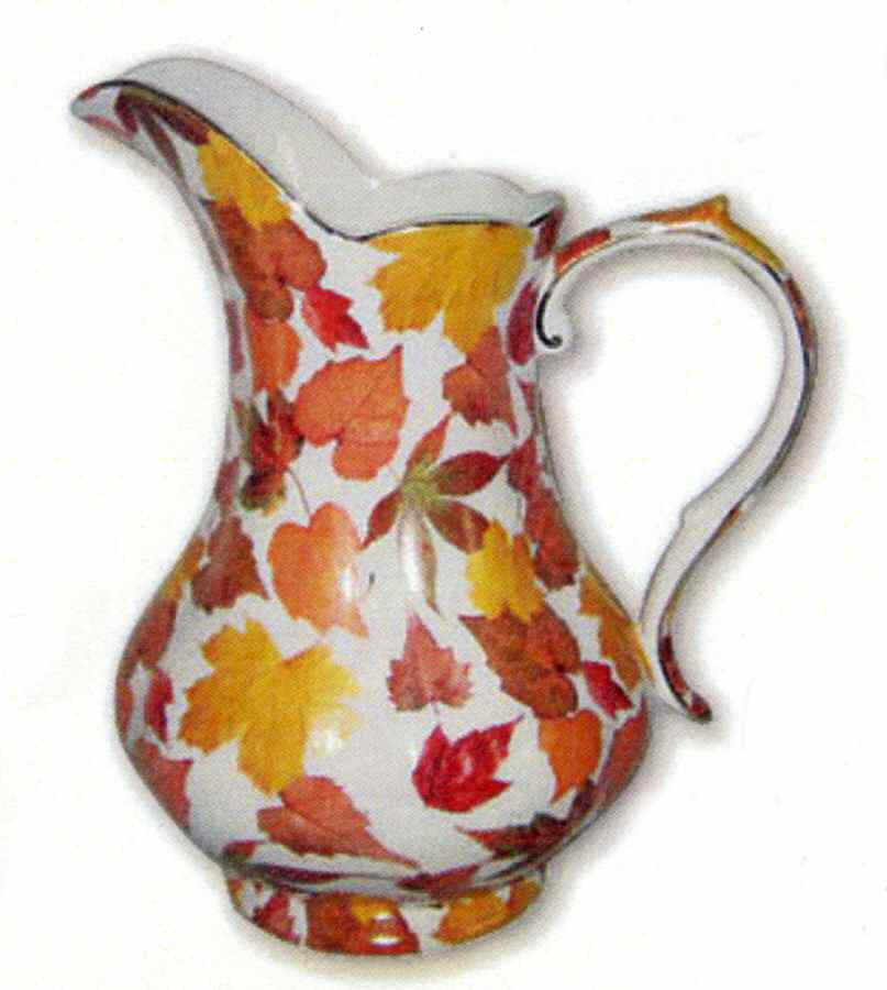 Chintz Leaves Pitcher by Godinger-1