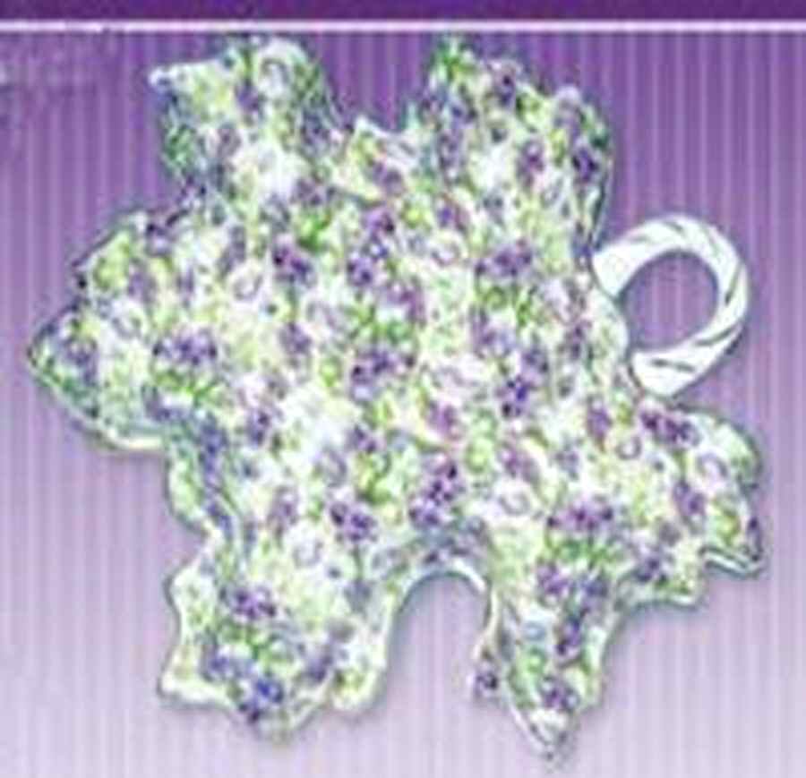 Chintz Pansy 7" Leaf Dish by Godinger-1