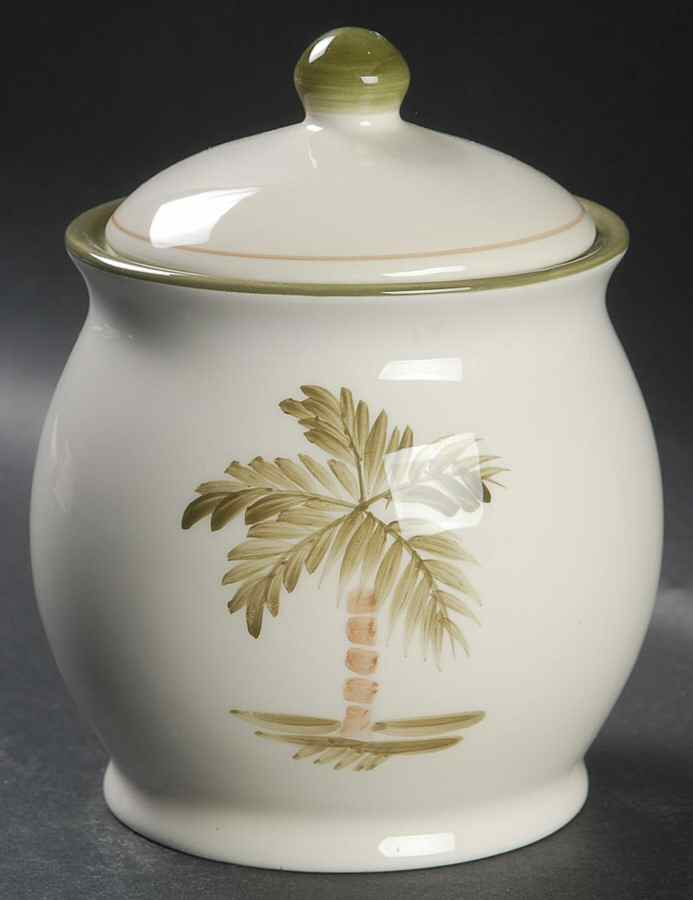 Palm Court Sugar Bowl & Lid by Gibson Designs-1