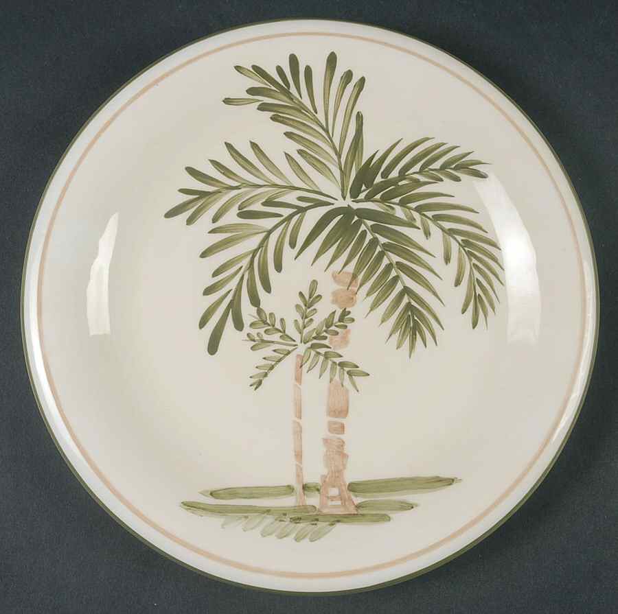 Palm Court Salad Plate by Gibson Designs-1