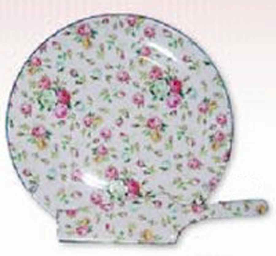 Chintz Pink Cake Plate and Server (Boxed Set) by Godinger-1