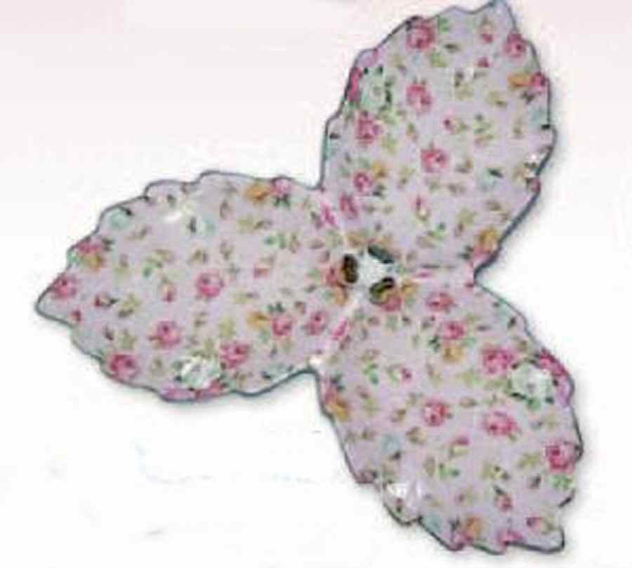 Chintz Pink 3-Part Relish by Godinger-1