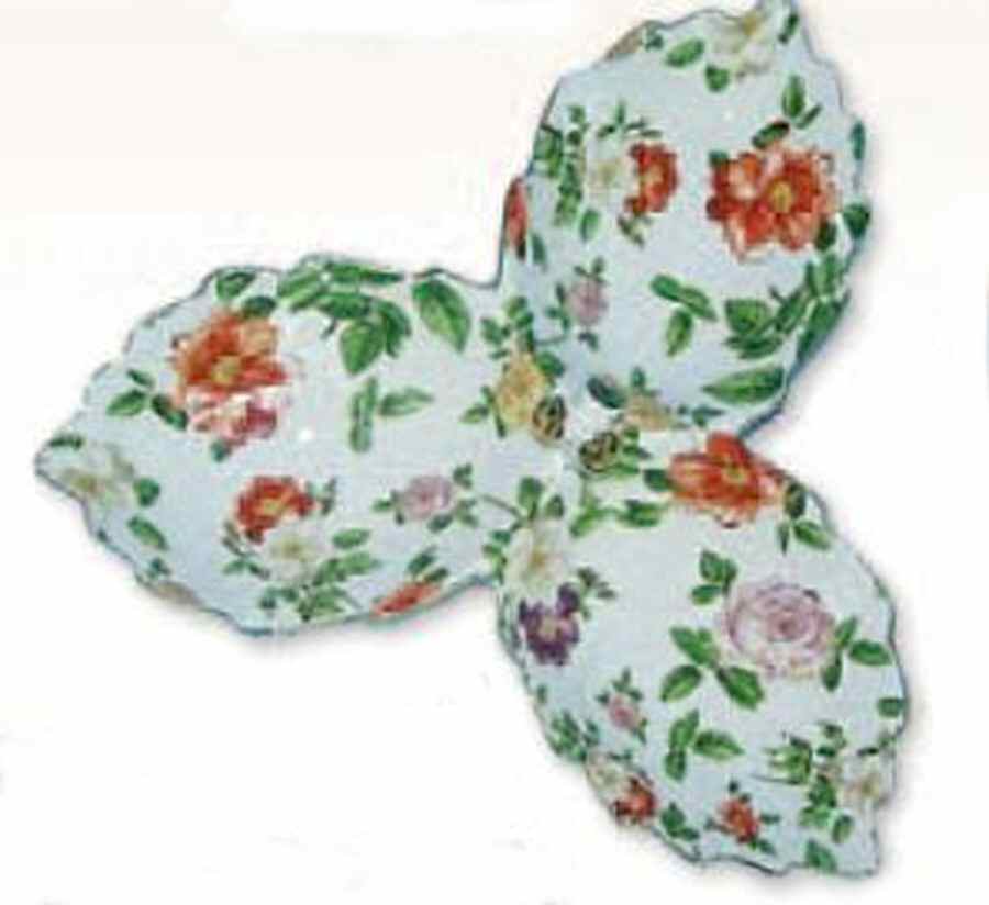 Chintz White 3-Part Relish by Godinger-1