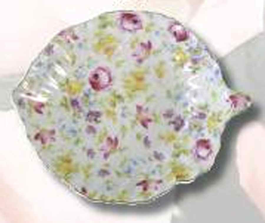 Tea Rose 7" Leaf Dish by Godinger-1