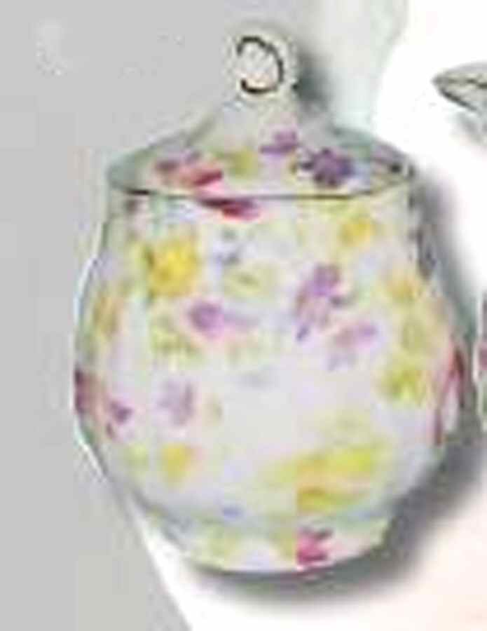 Tea Rose Sugar Bowl & Lid by Godinger-1