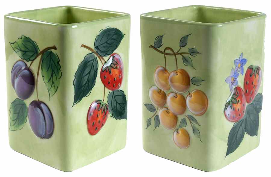 Fruit N' Berries Utensil Holder by Gibson Designs-1