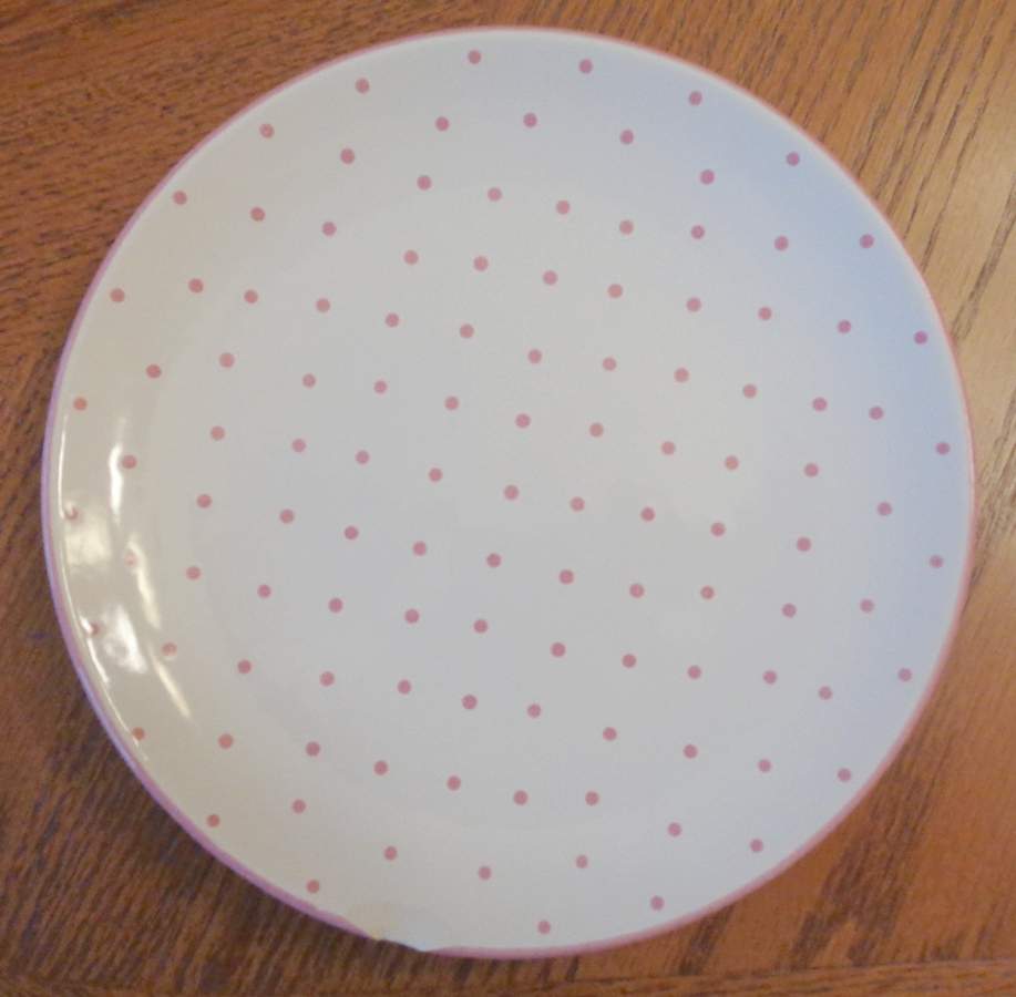 Pink Dot (Coupe) Dessert/Pie Plate by Gmundner Austria-1