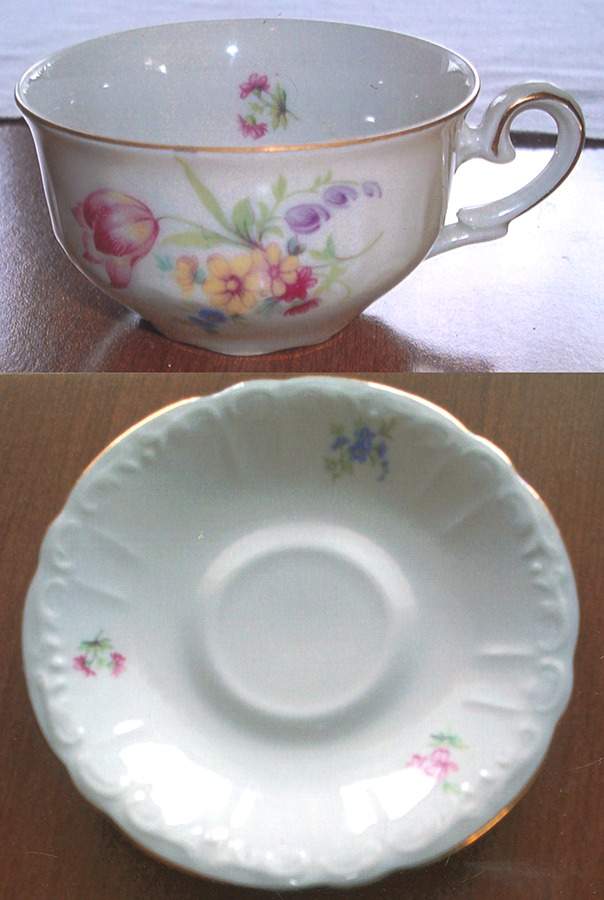 GMY204 Flat Cup & Saucer Set by Germany-1