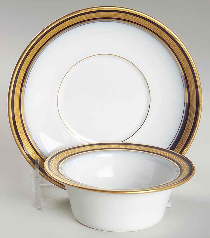 GUE623 Ramekin & Saucer Set by WM Guerin-1