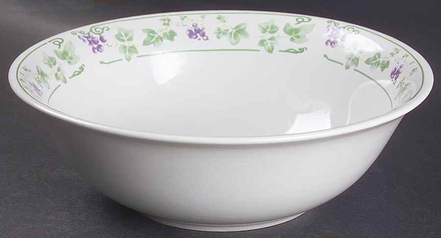 Garden Ivy 10" Round Vegetable Bowl by Gibson Designs-1