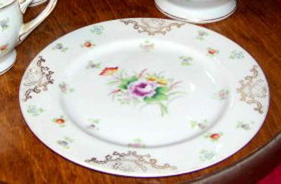 GOC56 Dessert/Pie Plate by Gold China-1
