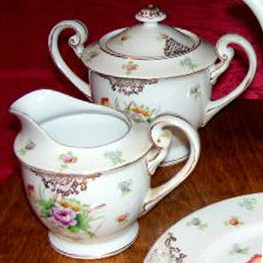 GOC56 Sugar Bowl & Lid by Gold China-1