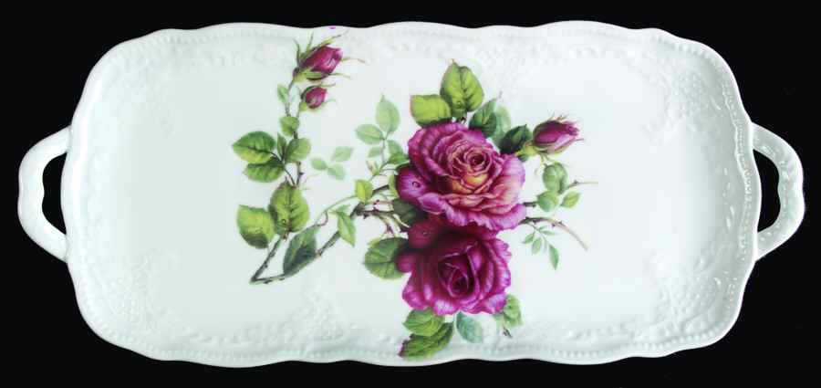 Rose Bread Tray by Godinger-1