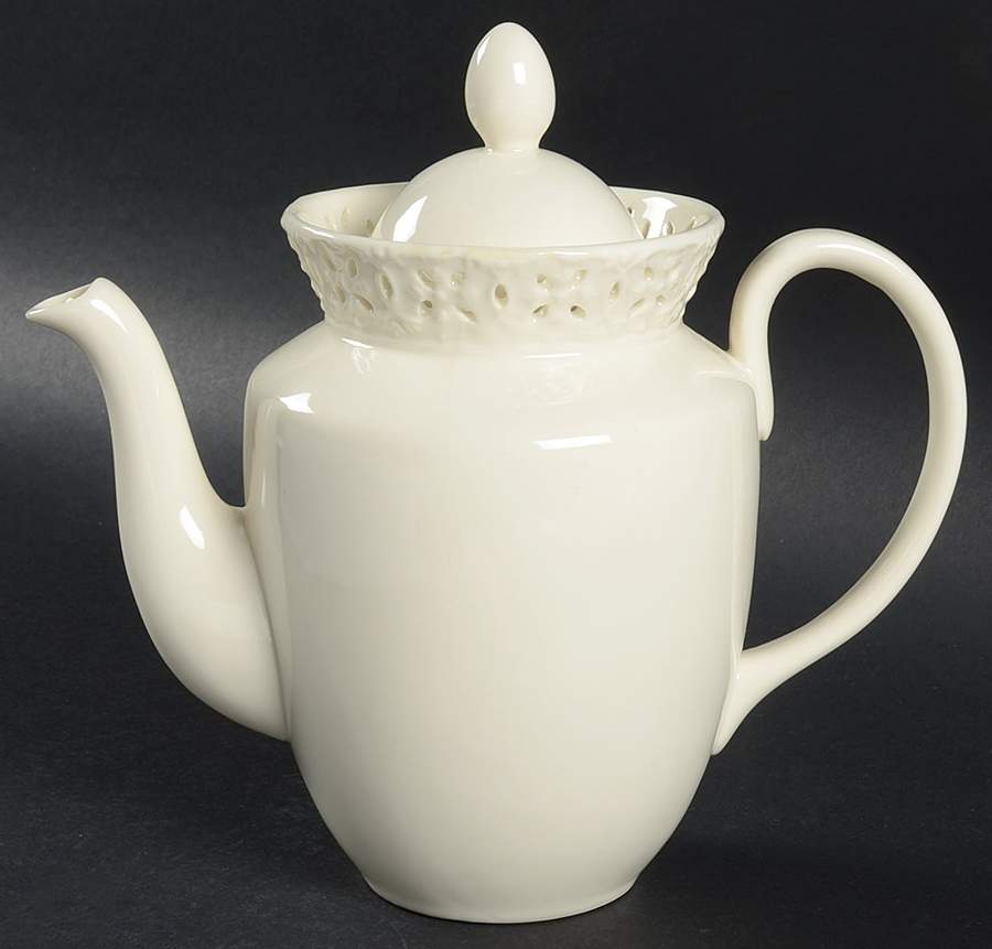 Regal Cream Coffee Pot & Lid by Godinger-1