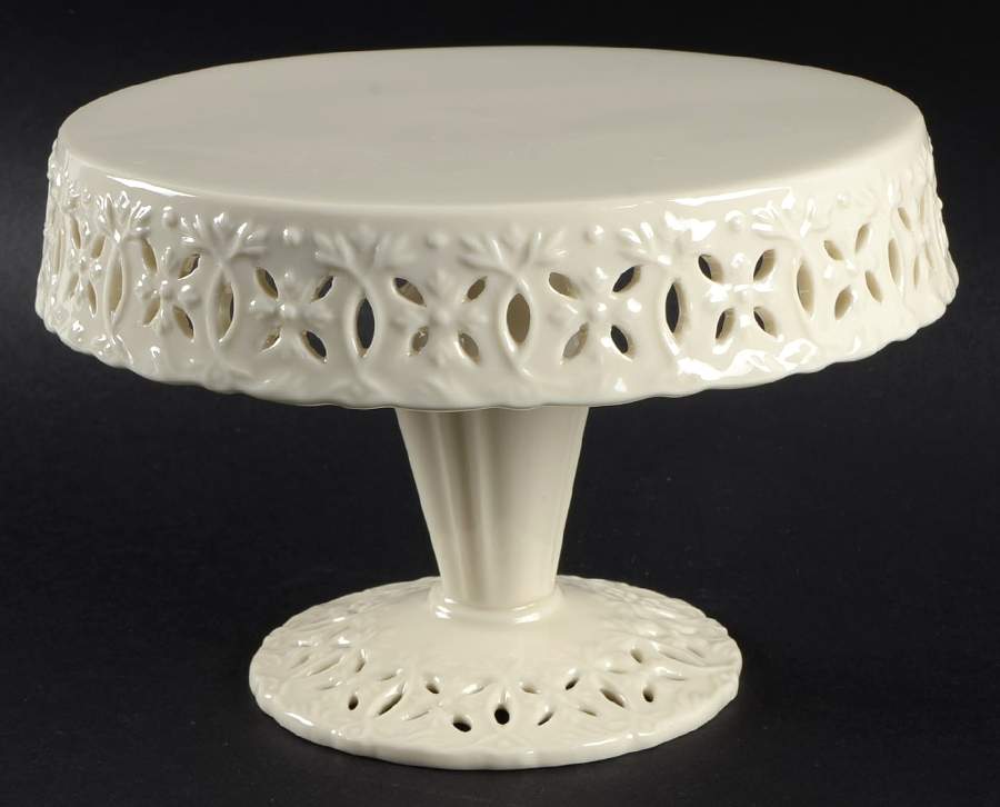 Regal Cream 7" Diameter Pedestal Cake Stand by Godinger-1