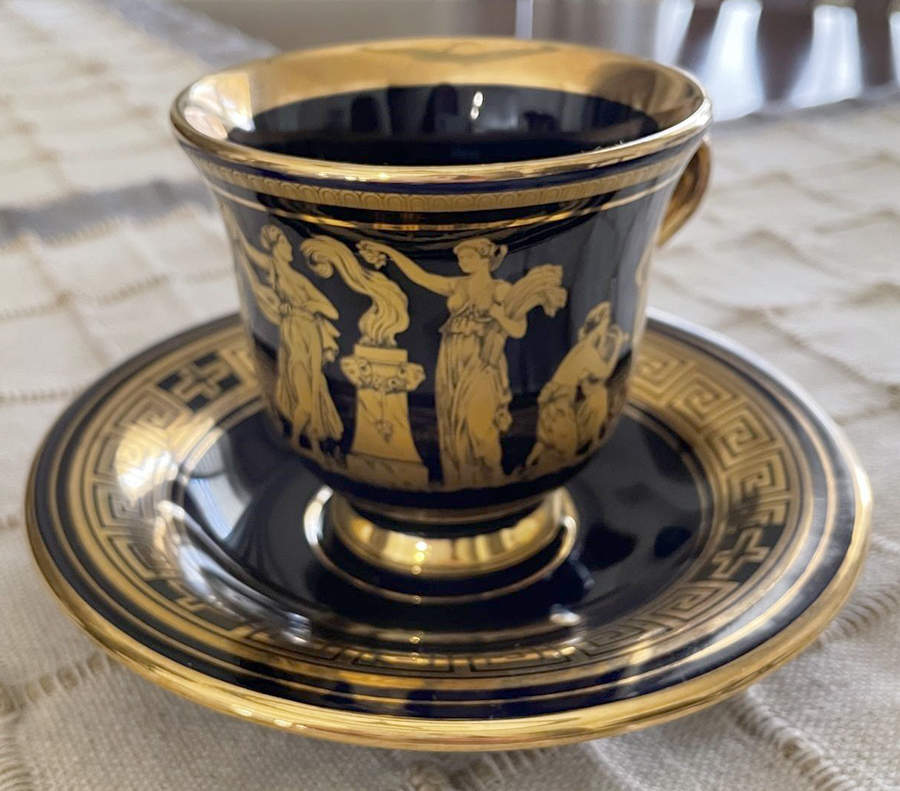 GR13 Footed Cup & Saucer Set by Greece-1