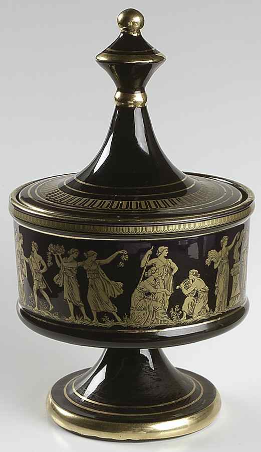 GR13 Footed Candy Dish & Lid by Greece-1